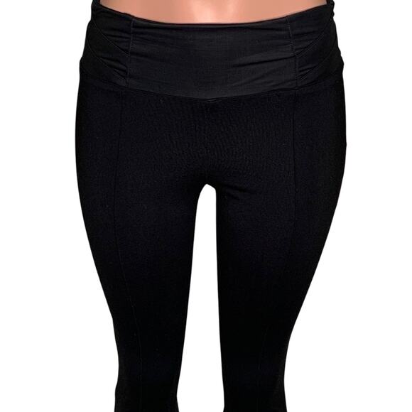 Bebe Mid Rise Fitted Pants Size 4 Wide Waistband with Hook & Eye Detail - Picture 2 of 13